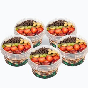 5 Bowls of Choco Luxe Parfait
