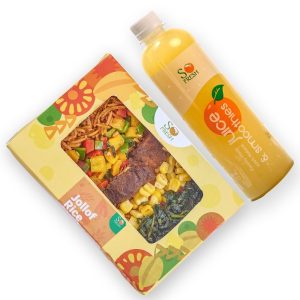 Jollof Rice + Delightful Twist Juice